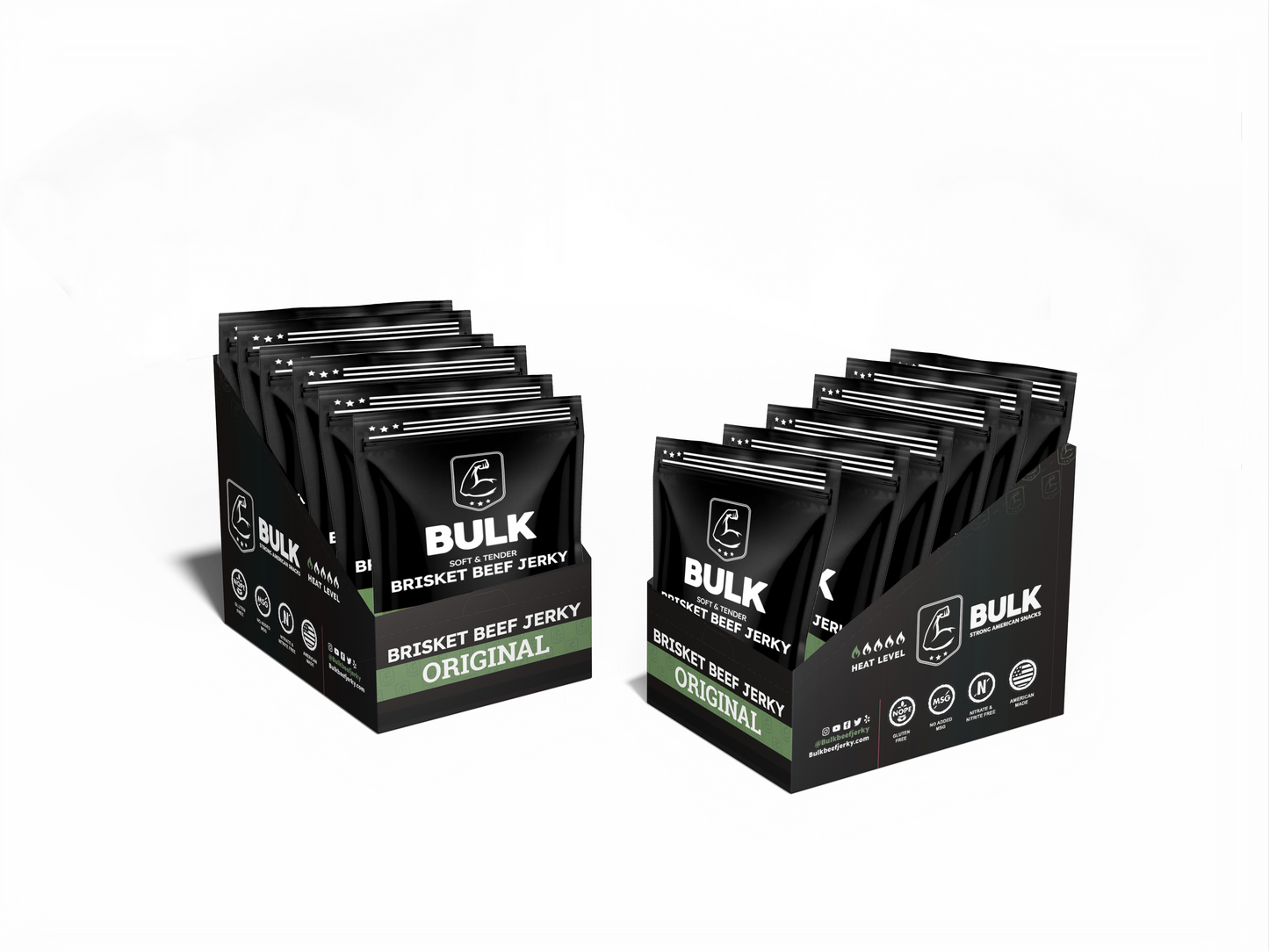 Bulk Original Brisket Beef Jerky (12-pack)