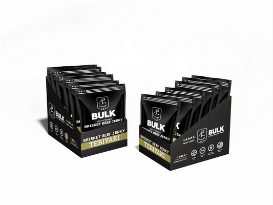 Bulk Teriyaki Brisket Beef Jerky (2.25 oz 12-pack)