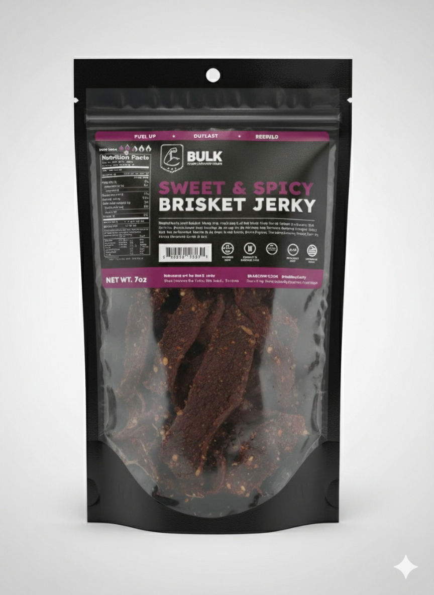 BULK Sweet & Spicy Brisket Beef Jerky