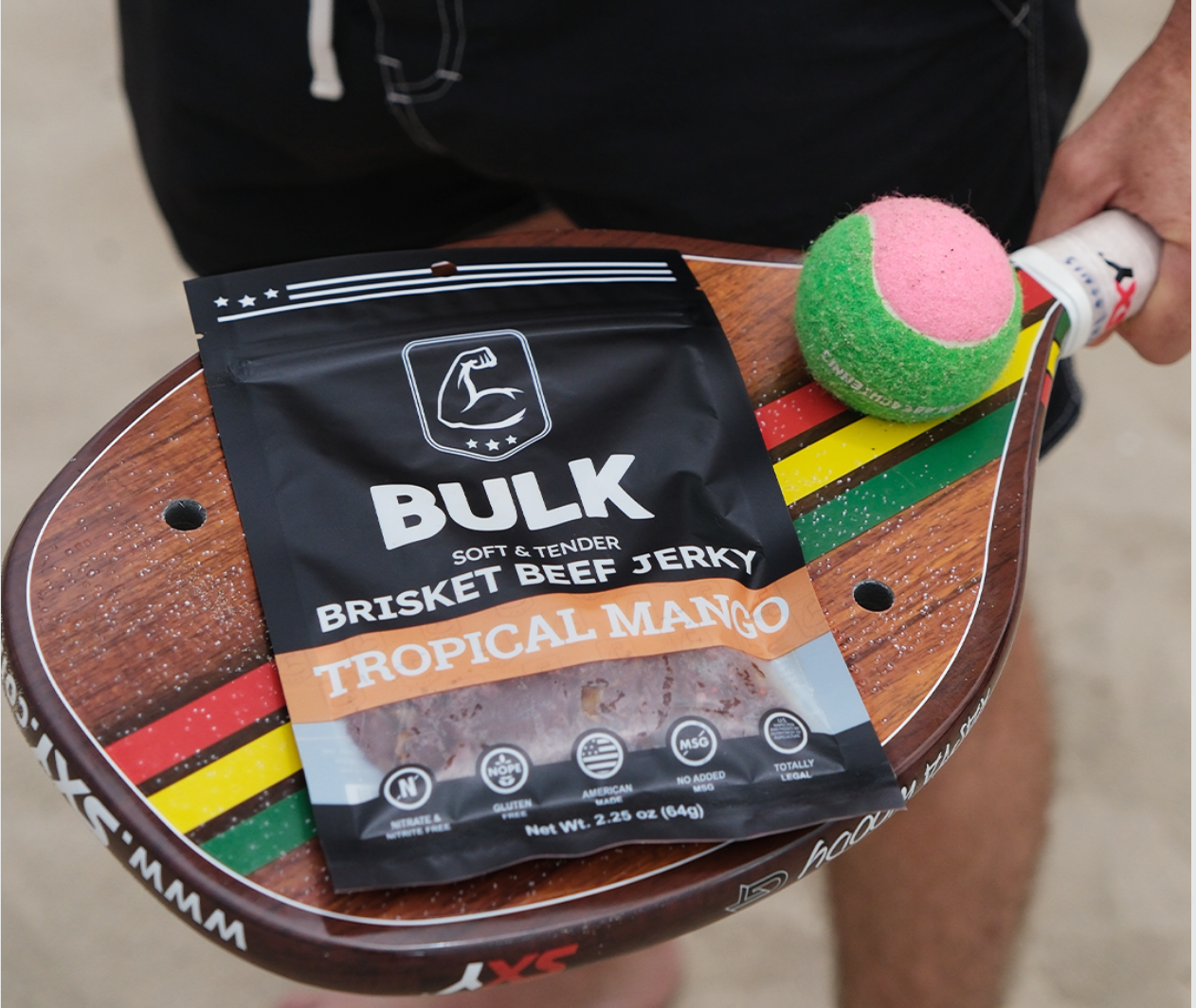 Bulk Tropical Mango Brisket Beef Jerky (12-pack)