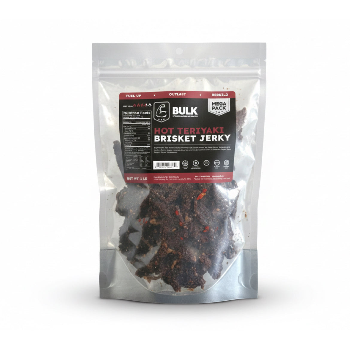BULK Hot Teriyaki Brisket Beef Jerky