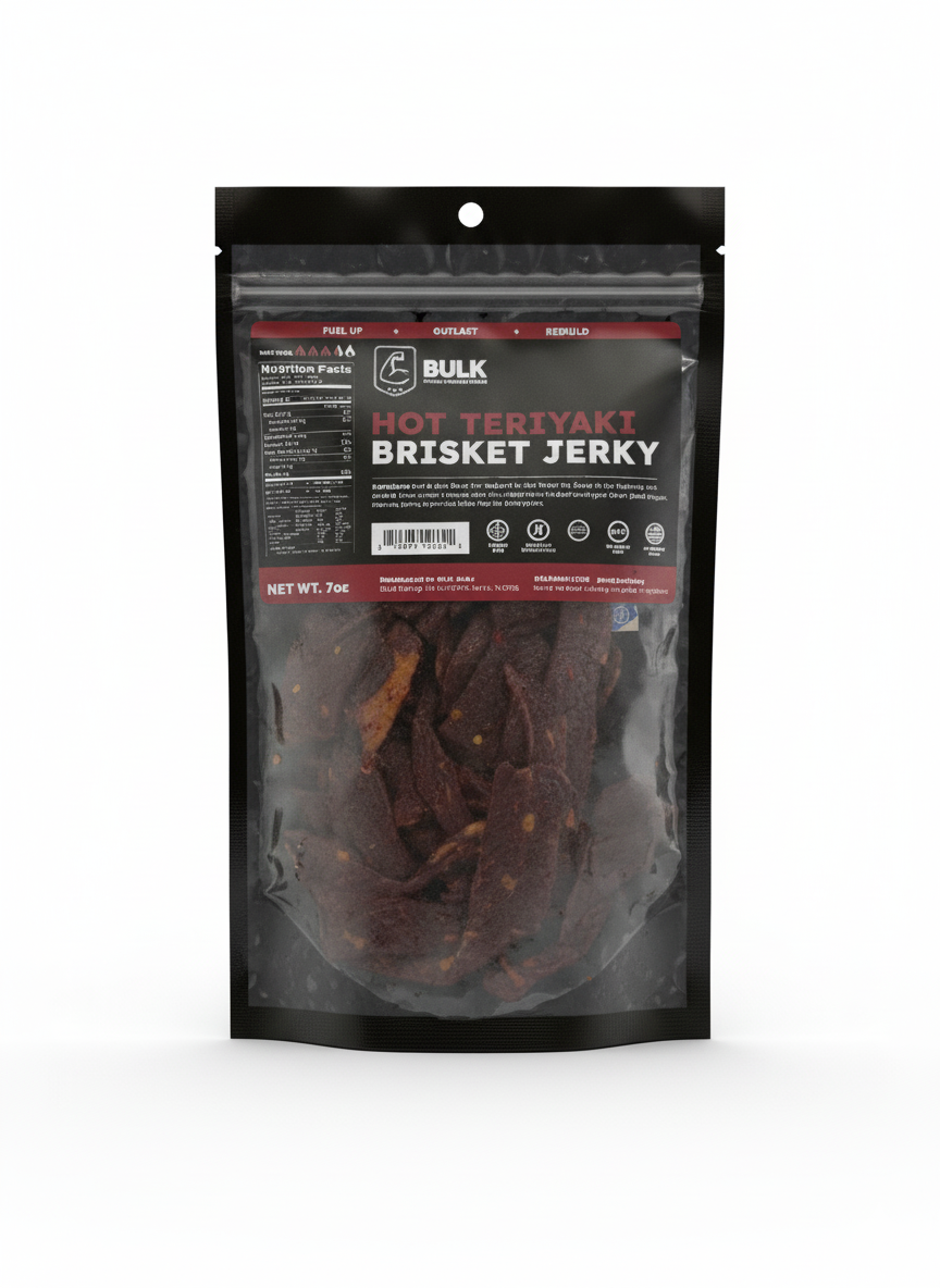 BULK Hot Teriyaki Brisket Beef Jerky