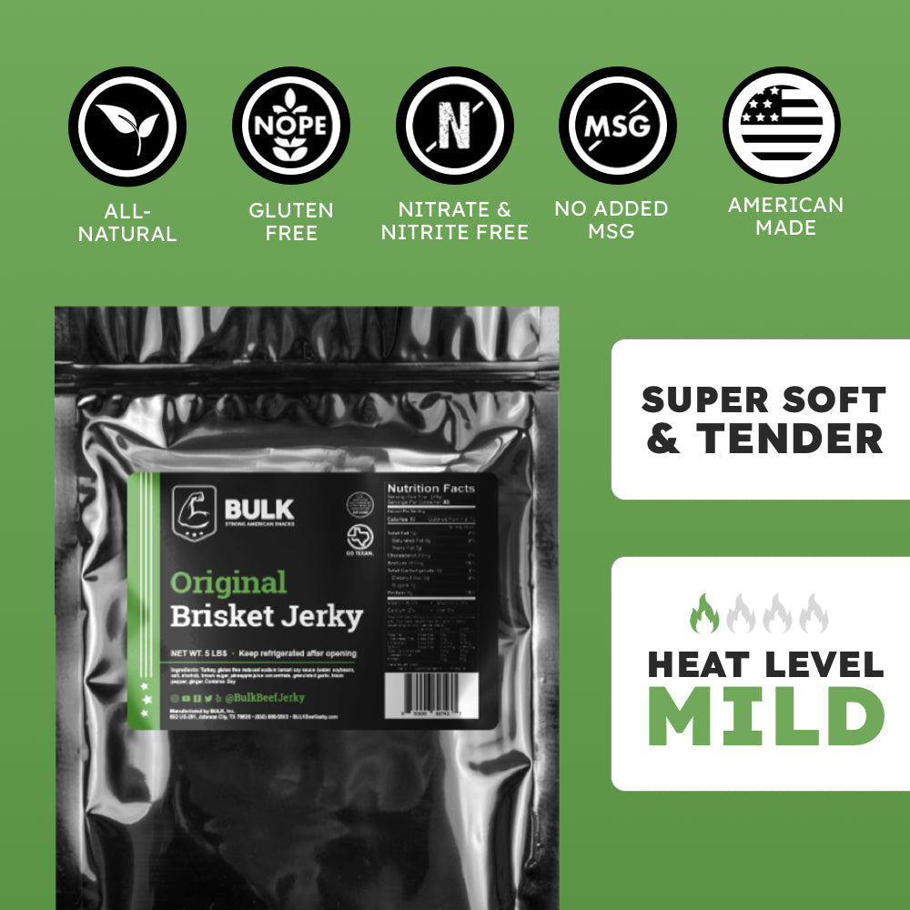 BULK Original Pepper Brisket Beef Jerky