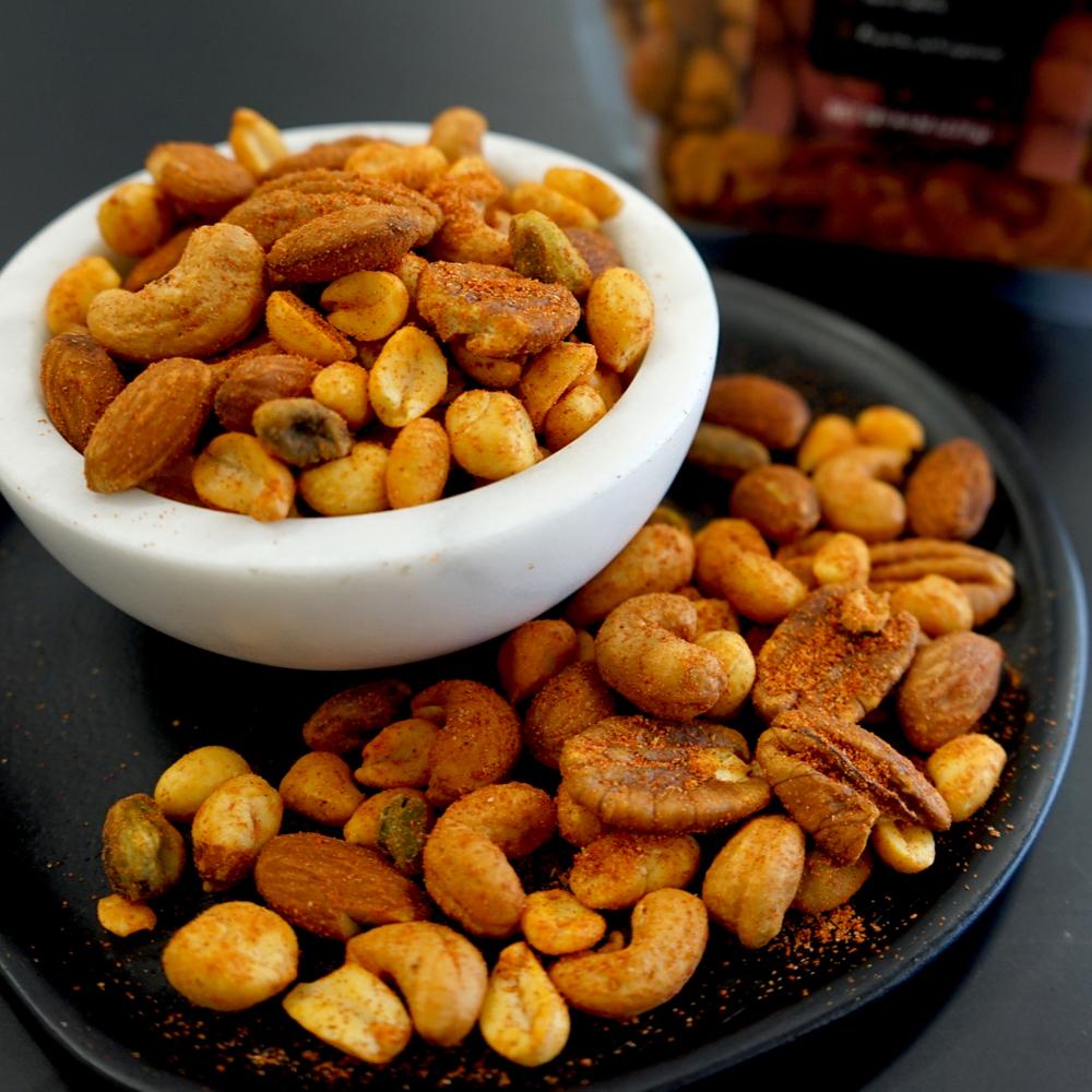 Chili lemon mixed nuts